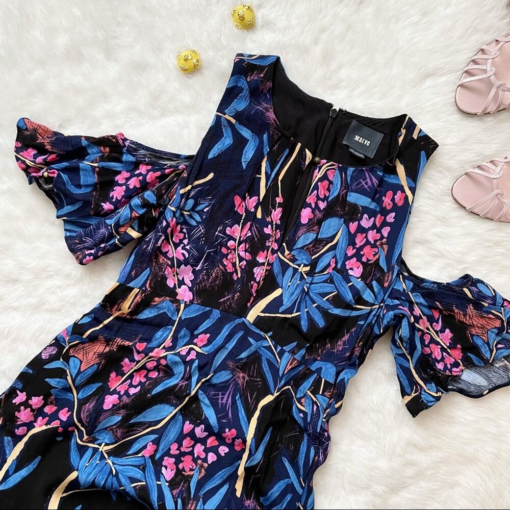 Anthropologie Maeve Floral Dress Size 4